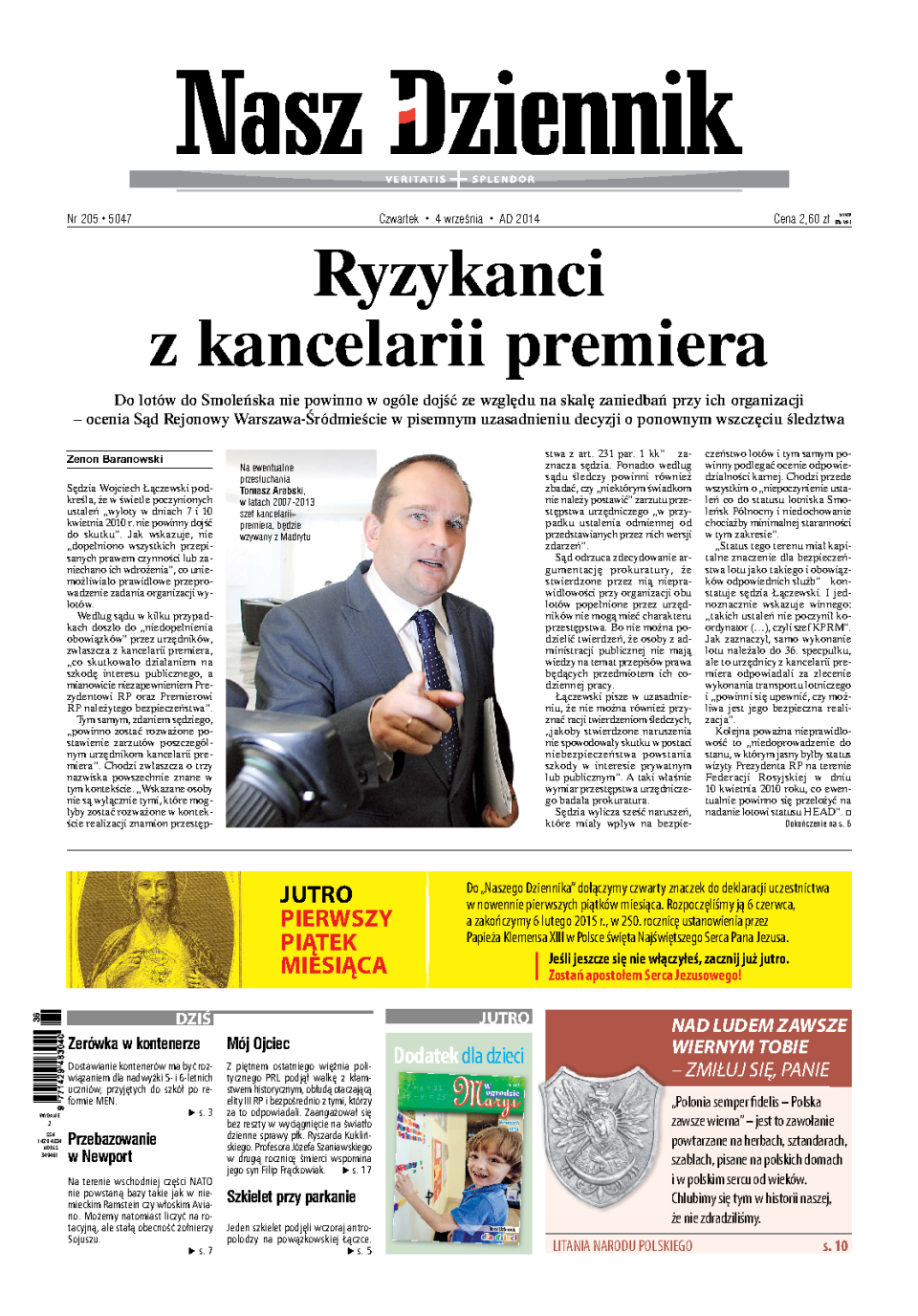 Nasz Dziennik z dnia 04.09.2014 wydanie PDF