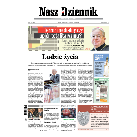 Nasz Dziennik z dnia 06.09.2014 wydanie PDF