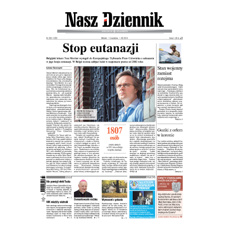 Nasz Dziennik z dnia 09.09.2014 wydanie PDF