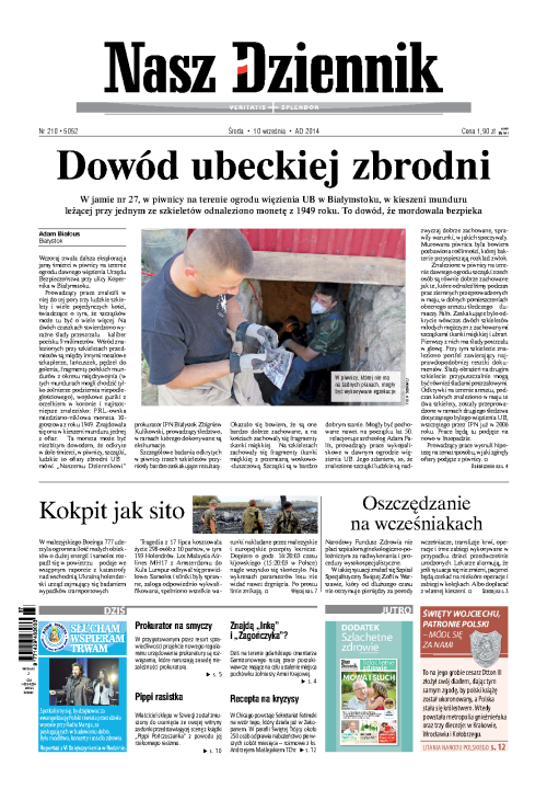 Nasz Dziennik z dnia 10.09.2014 wydanie PDF