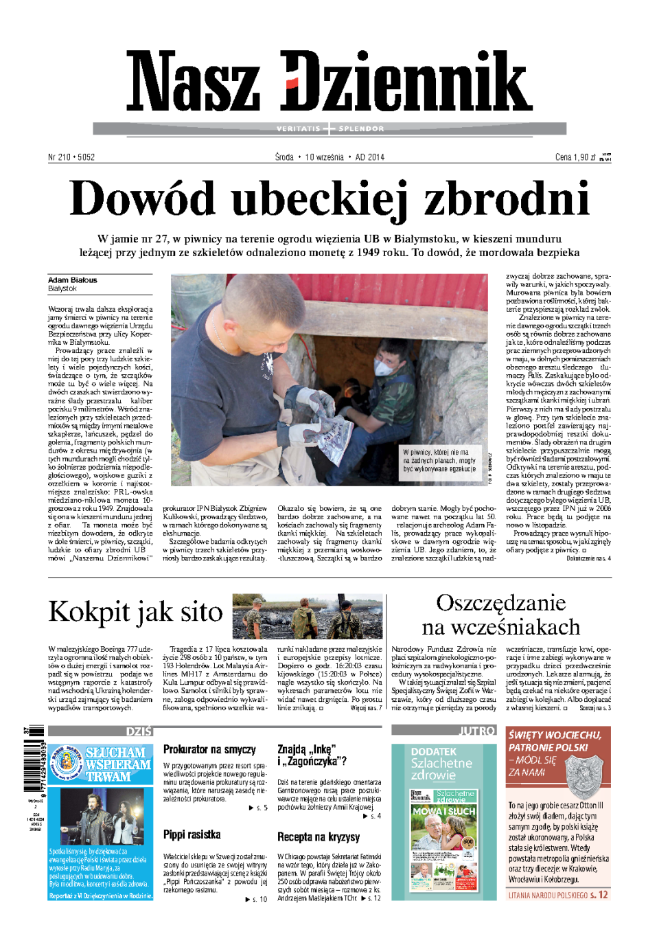 Nasz Dziennik z dnia 10.09.2014 wydanie PDF