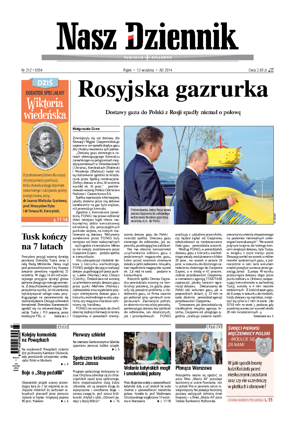 Nasz Dziennik z dnia 12.09.2014 wydanie PDF