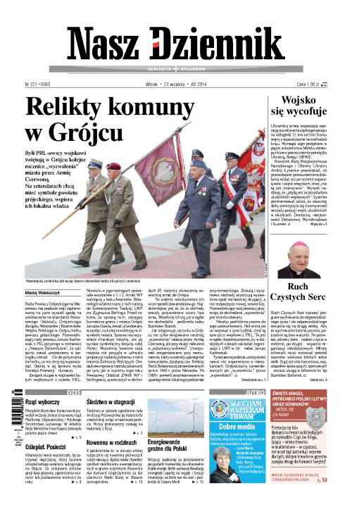 Nasz Dziennik z dnia 23.09.2014 wydanie PDF