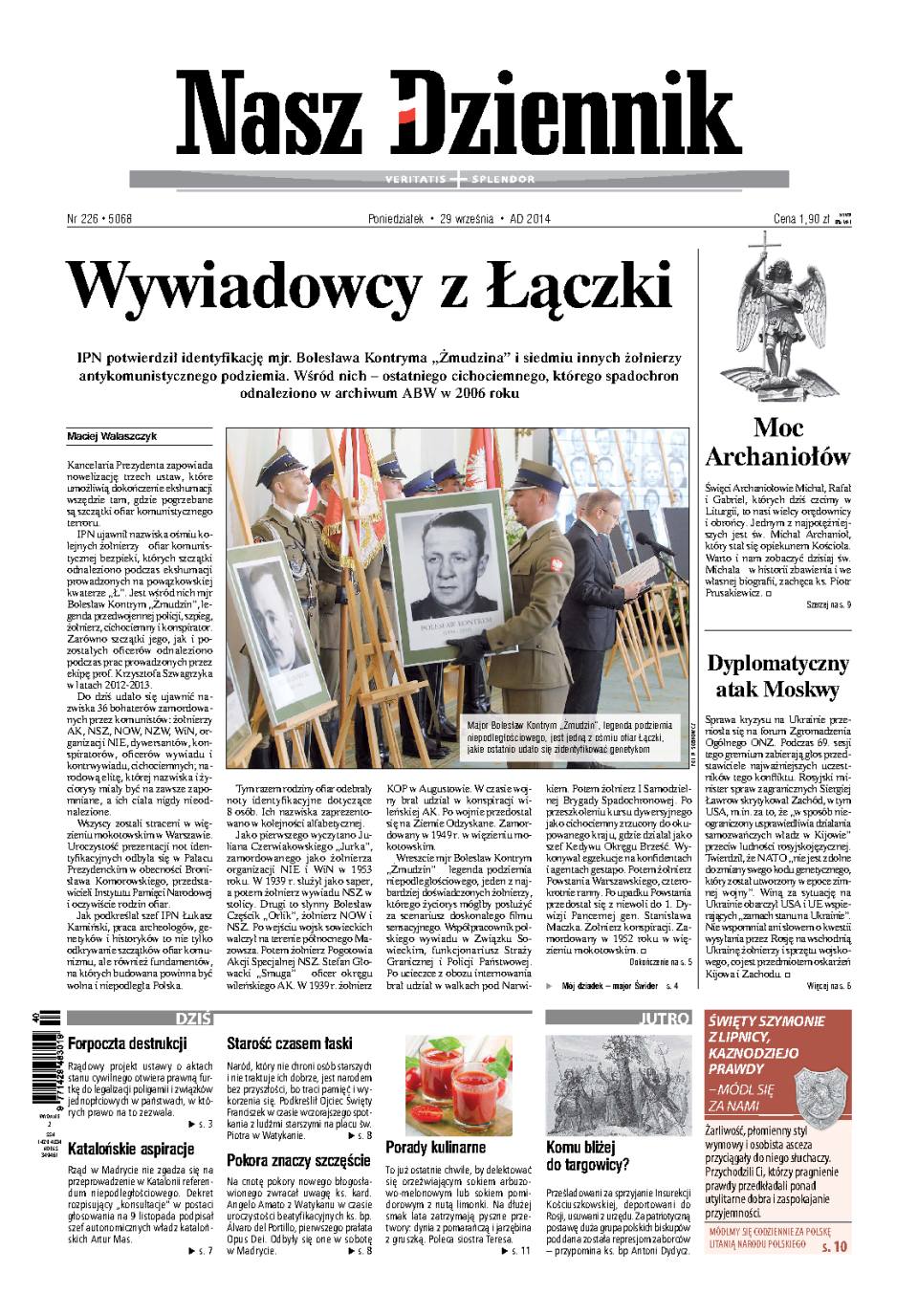 Nasz Dziennik z dnia 29.09.2014 wydanie PDF