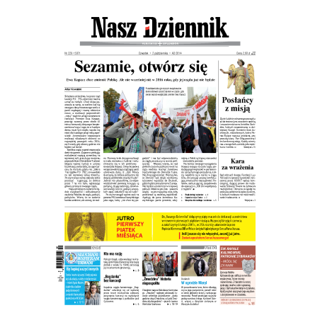 Nasz Dziennik z dnia 02.10.2014 wydanie PDF