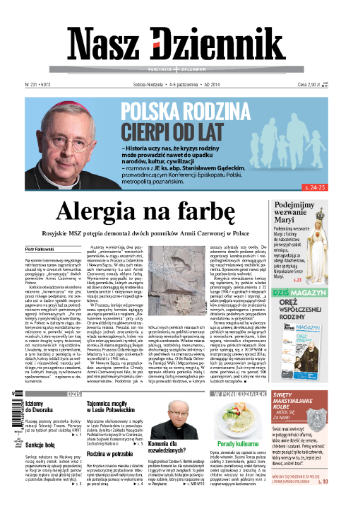 Nasz Dziennik z dnia 04.10.2014 wydanie PDF