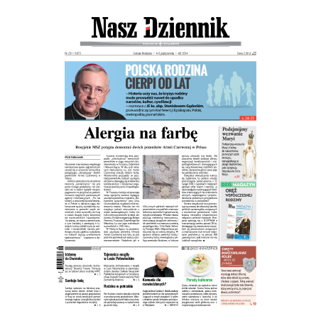 Nasz Dziennik z dnia 04.10.2014 wydanie PDF