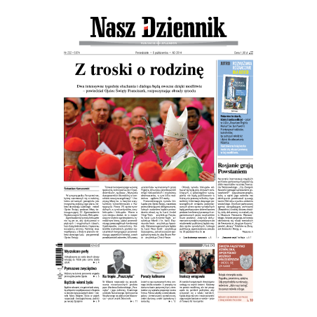 Nasz Dziennik z dnia 06.10.2014 wydanie PDF
