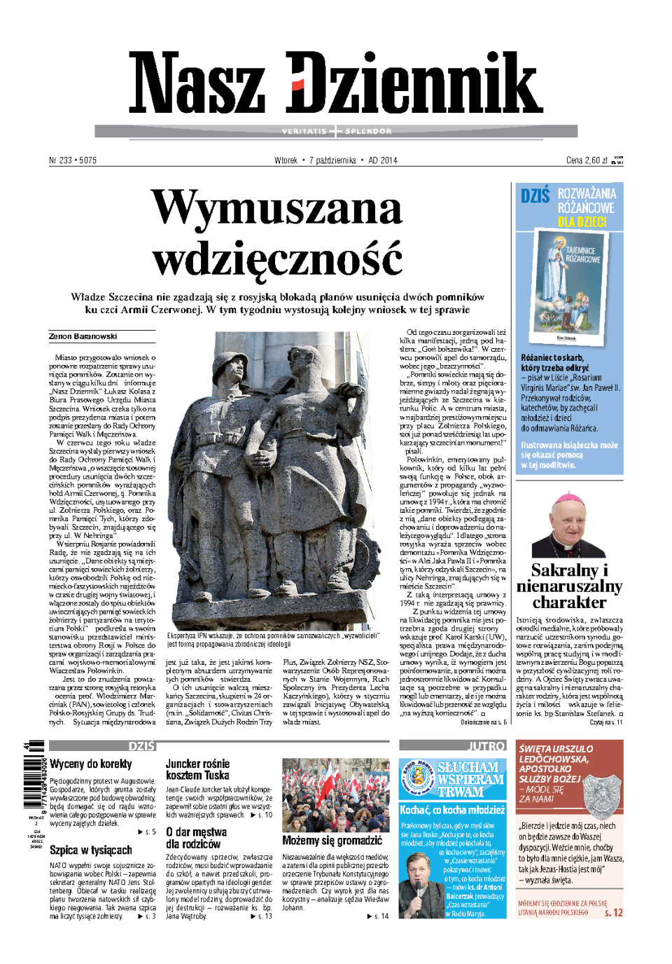 Nasz Dziennik z dnia 07.10.2014 wydanie PDF