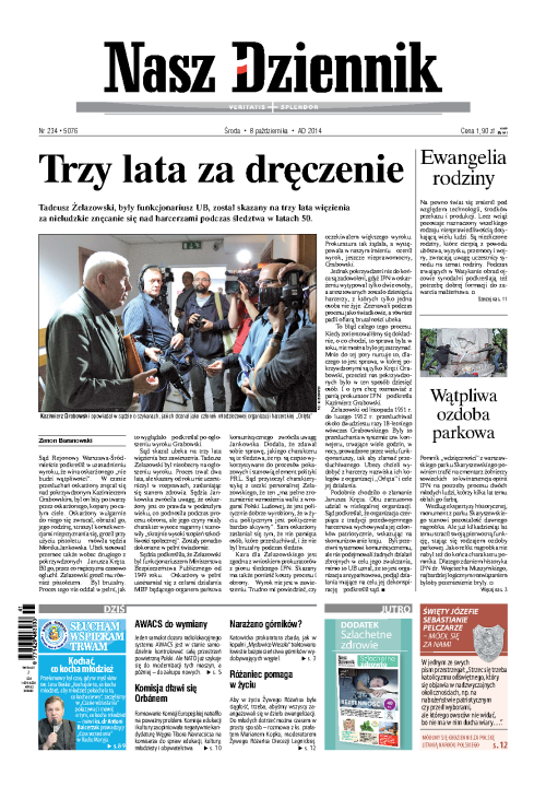 Nasz Dziennik z dnia 08.10.2014 wydanie PDF