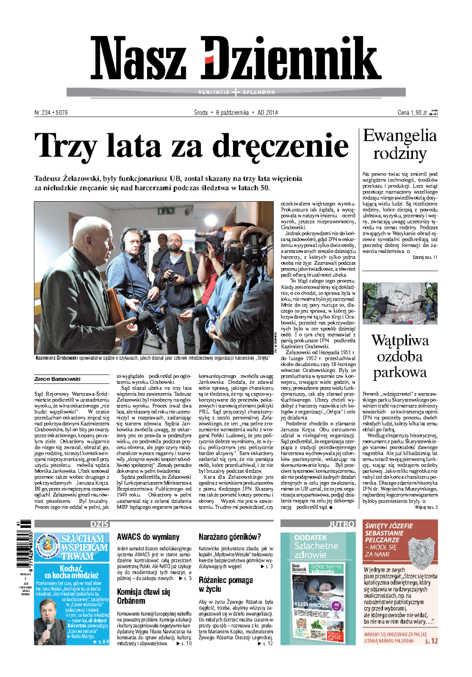 Nasz Dziennik z dnia 08.10.2014 wydanie PDF