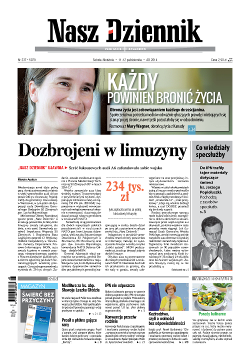 Nasz Dziennik z dnia 11.10.2014 wydanie PDF