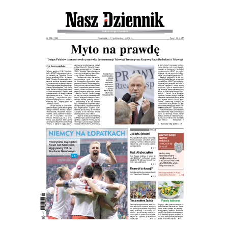 Nasz Dziennik z dnia 13.10.2014 wydanie PDF