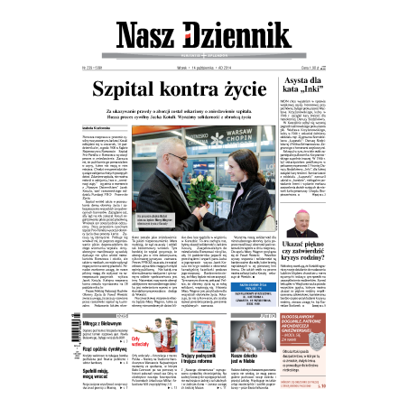 Nasz Dziennik z dnia 14.10.2014 wydanie PDF