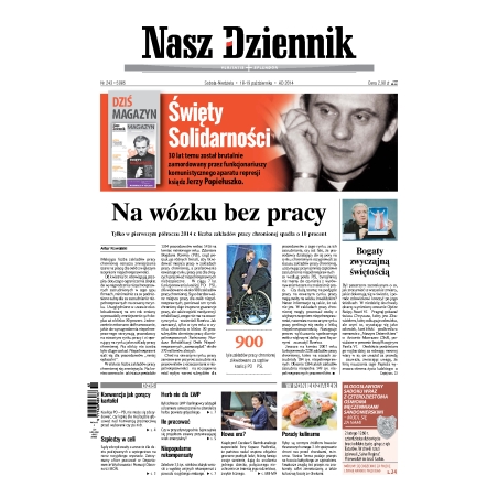 Nasz Dziennik z dnia 18.10.2014 wydanie PDF