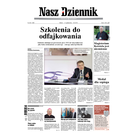 Nasz Dziennik z dnia 21.10.2014 wydanie PDF