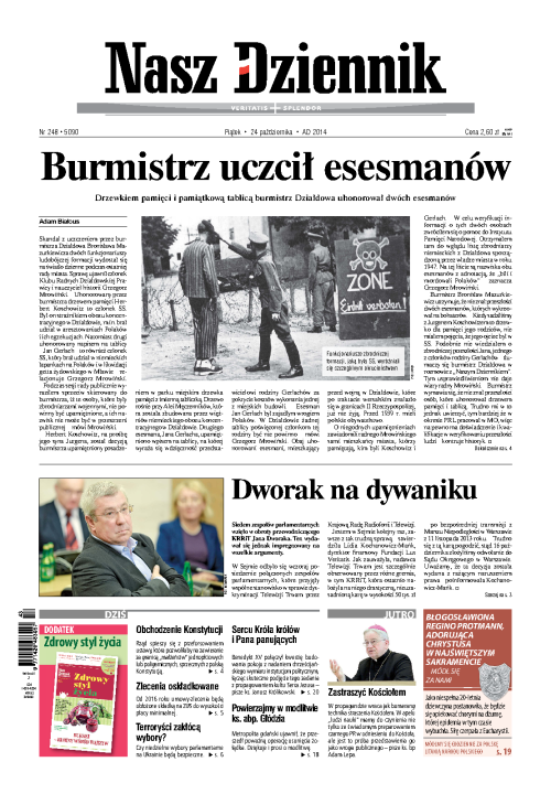 Nasz Dziennik z dnia 24.10.2014 wydanie PDF