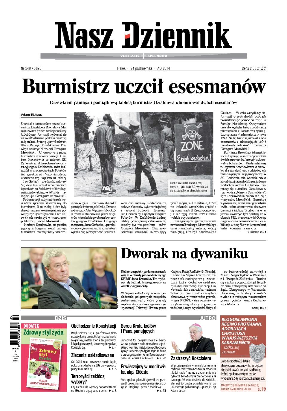 Nasz Dziennik z dnia 24.10.2014 wydanie PDF