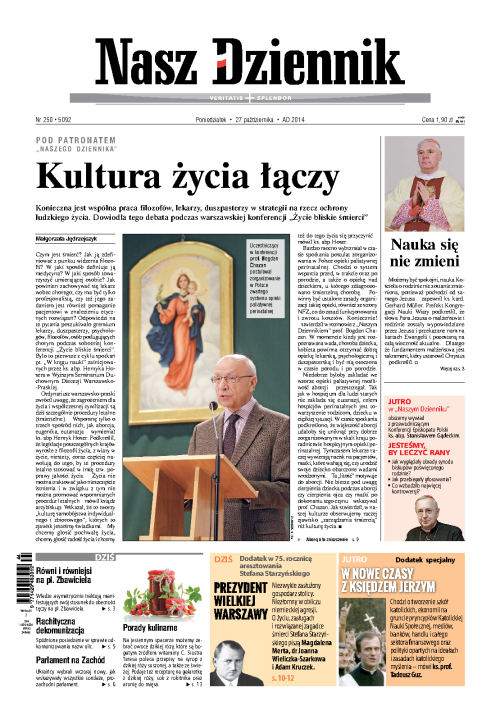 Nasz Dziennik z dnia 27.10.2014 wydanie PDF
