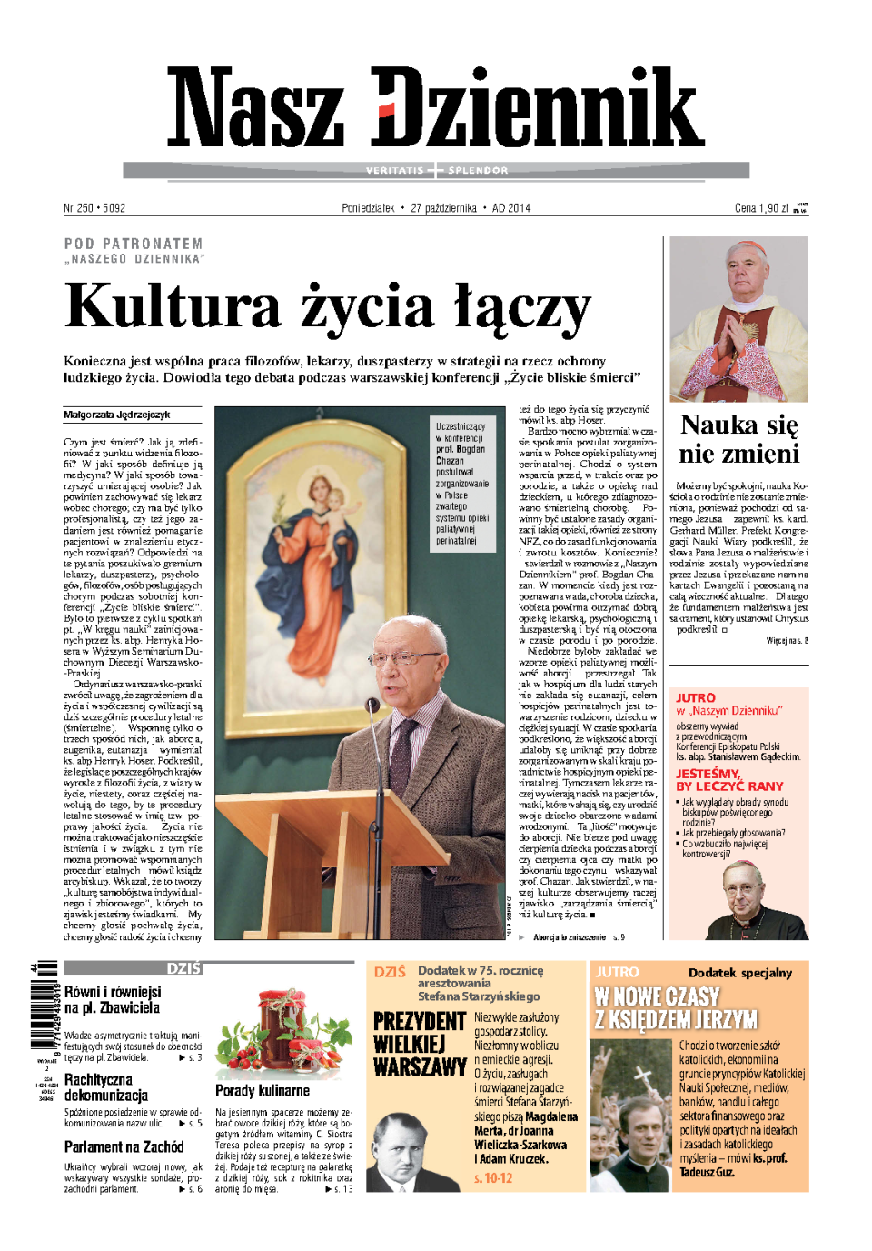 Nasz Dziennik z dnia 27.10.2014 wydanie PDF
