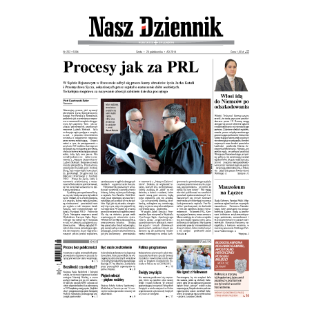 Nasz Dziennik z dnia 29.10.2014 wydanie PDF