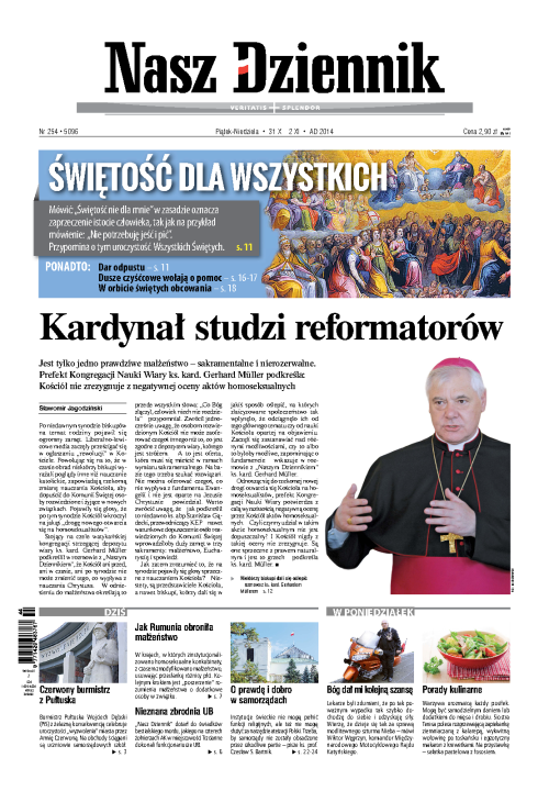 Nasz Dziennik z dnia 31.10.2014 wydanie PDF