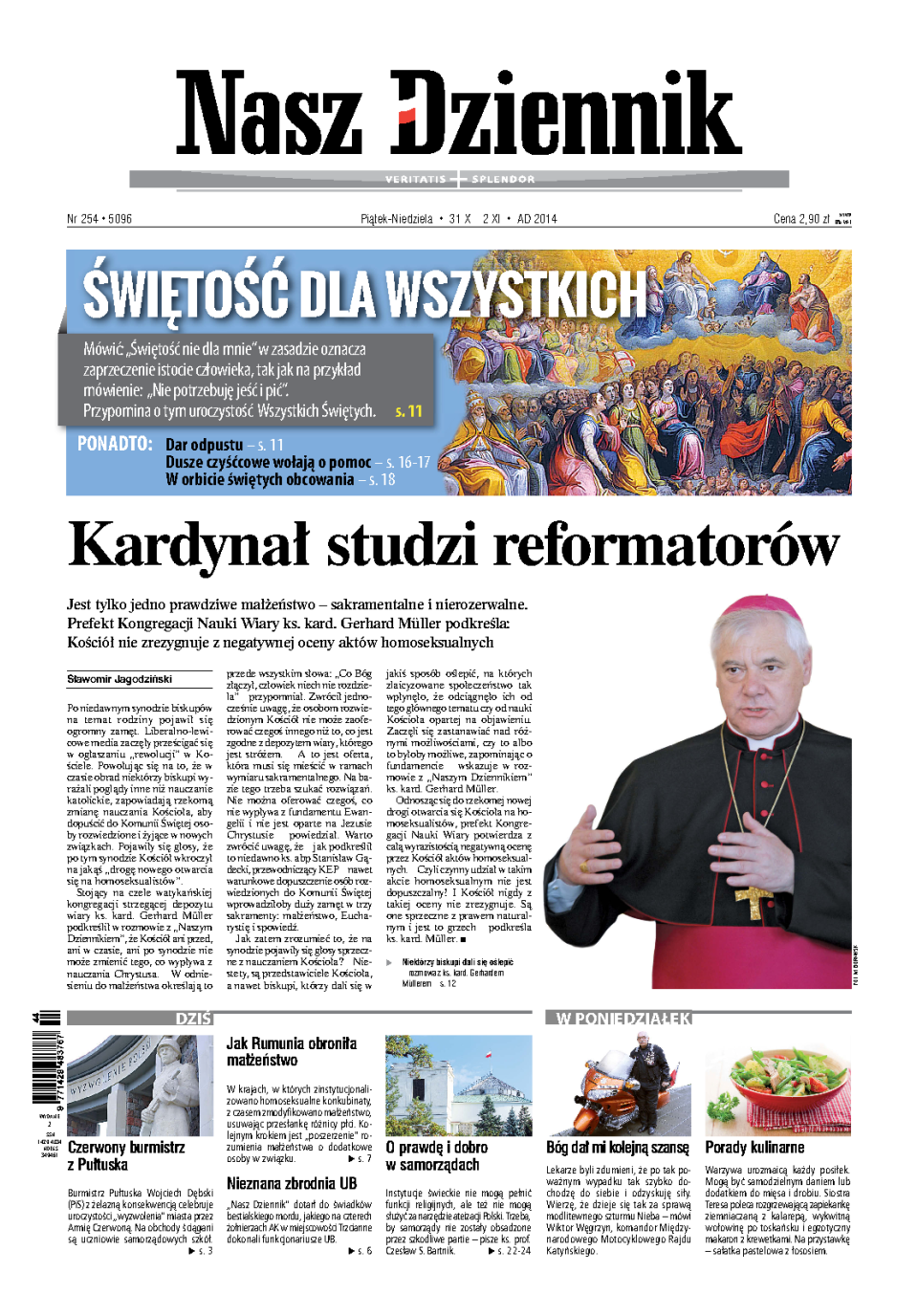 Nasz Dziennik z dnia 31.10.2014 wydanie PDF