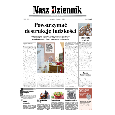 Nasz Dziennik z dnia 03.11.2014 wydanie PDF