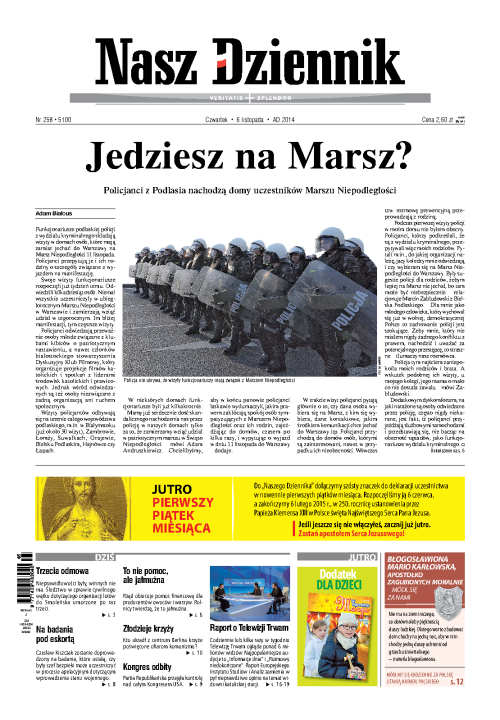 Nasz Dziennik z dnia 06.11.2014 wydanie PDF