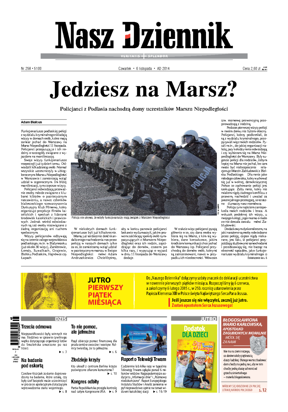 Nasz Dziennik z dnia 06.11.2014 wydanie PDF