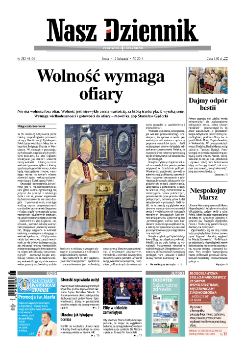 Nasz Dziennik z dnia 12.11.2014 wydanie PDF