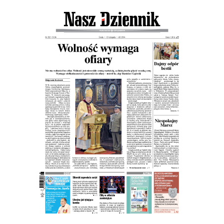 Nasz Dziennik z dnia 12.11.2014 wydanie PDF