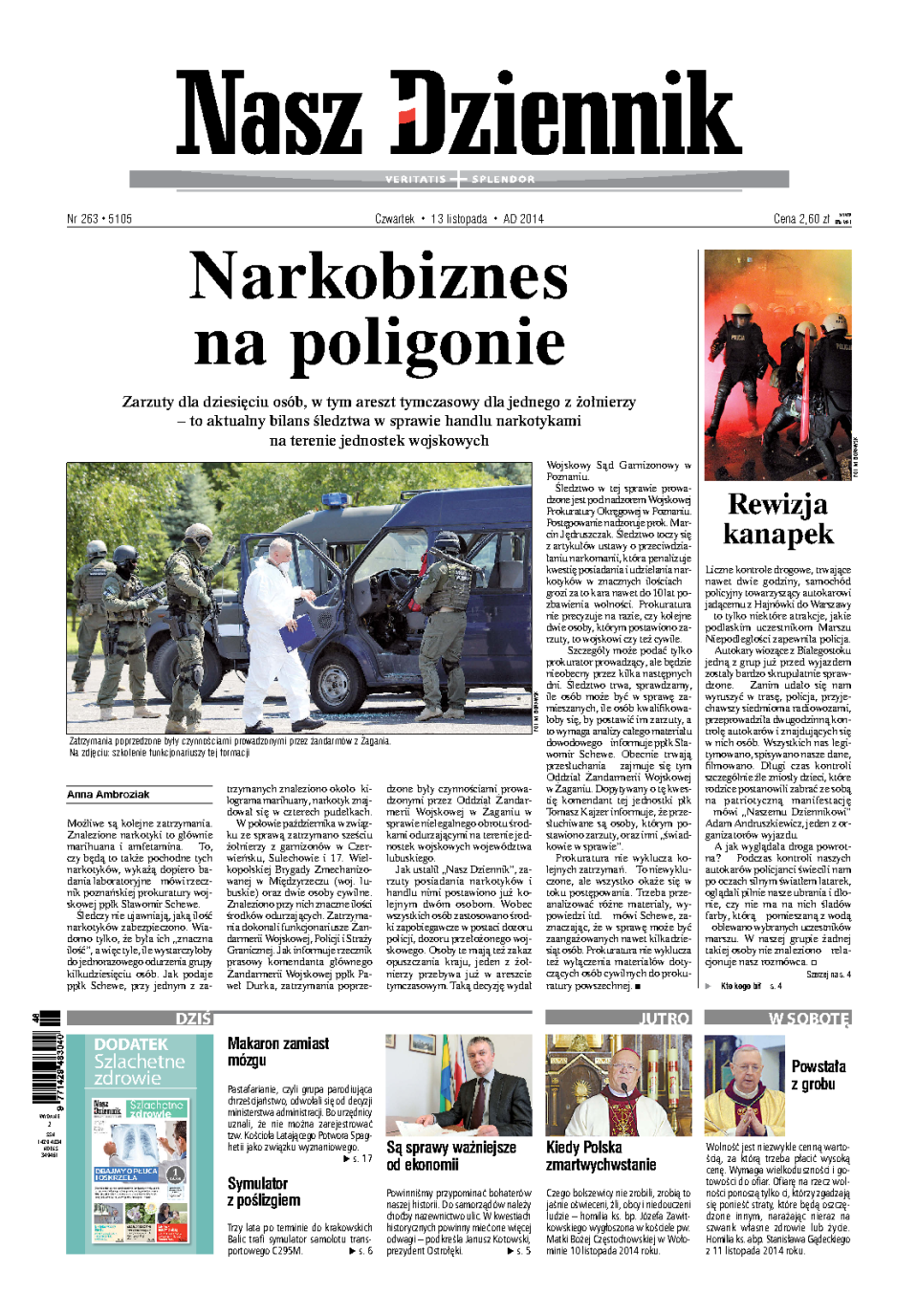 Nasz Dziennik z dnia 13.11.2014 wydanie PDF