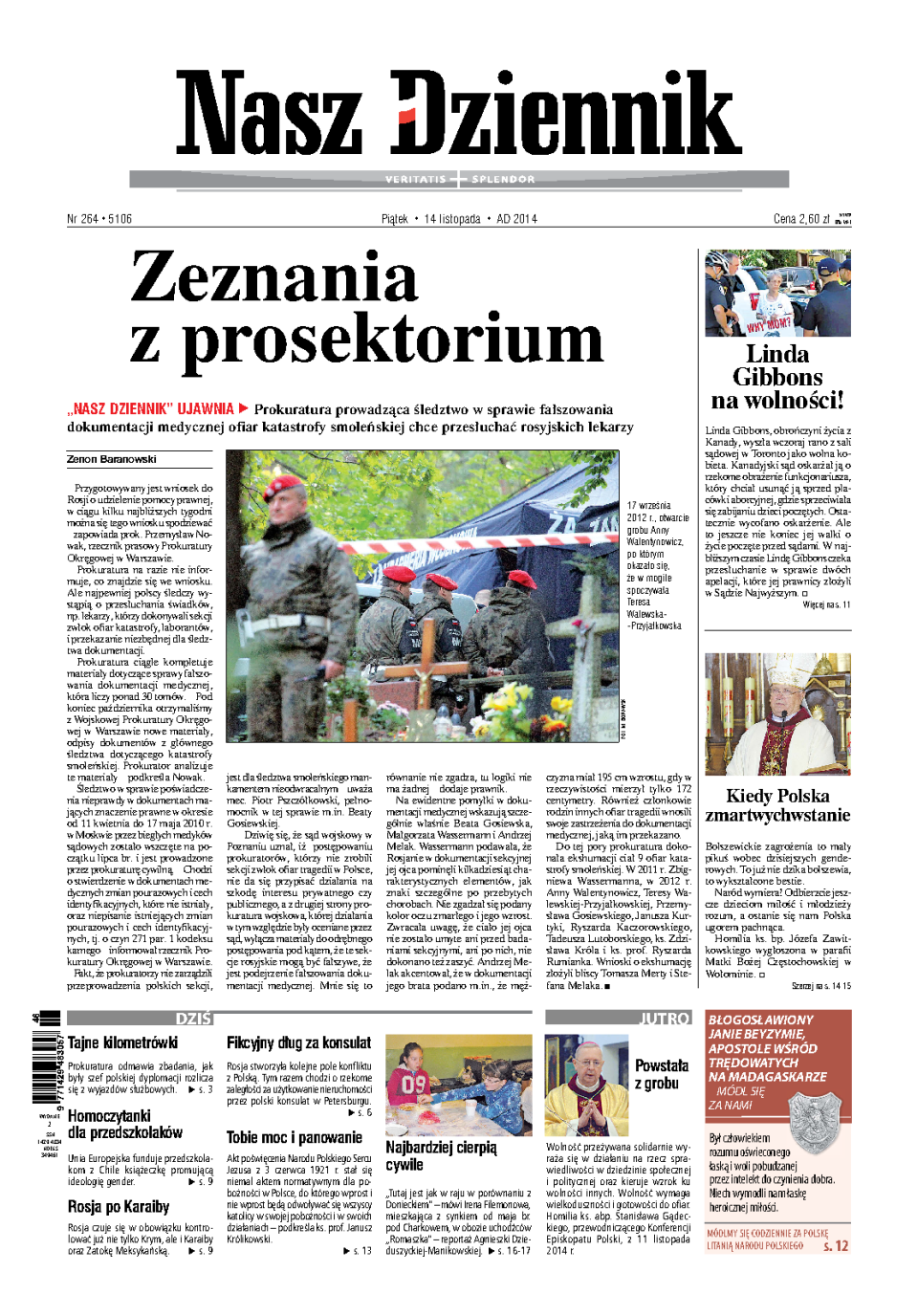 Nasz Dziennik z dnia 14.11.2014 wydanie PDF