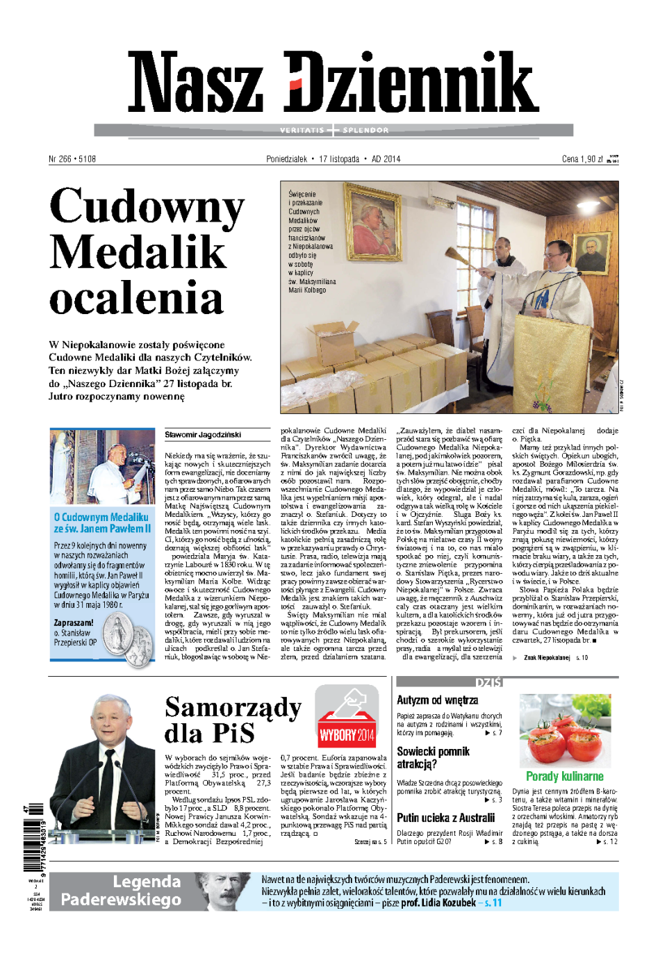 Nasz Dziennik z dnia 17.11.2014 wydanie PDF