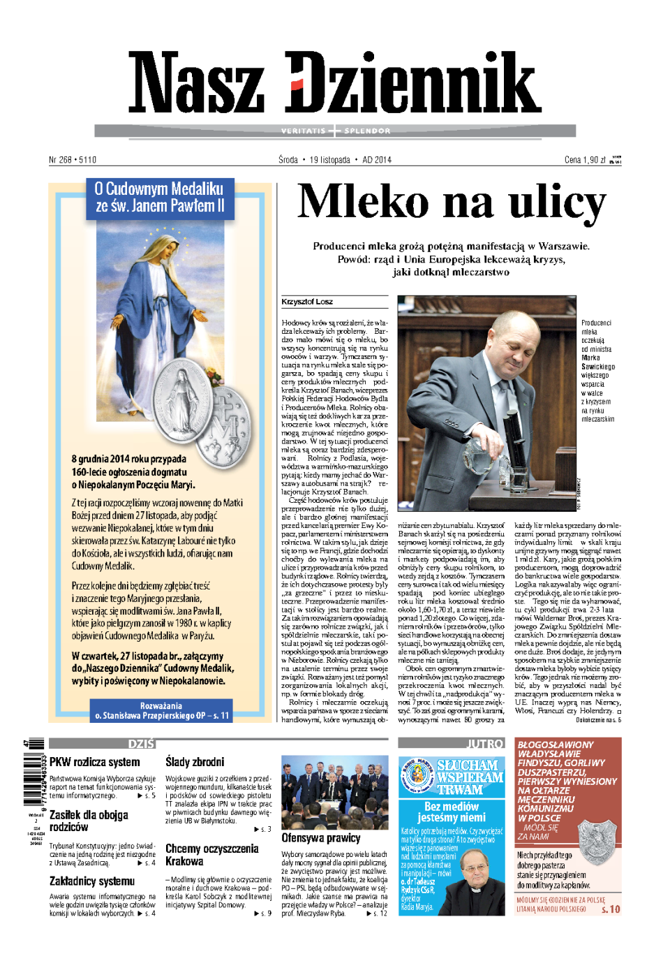 Nasz Dziennik z dnia 19.11.2014 wydanie PDF