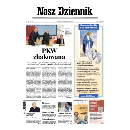 Nasz Dziennik z dnia 20.11.2014 wydanie PDF