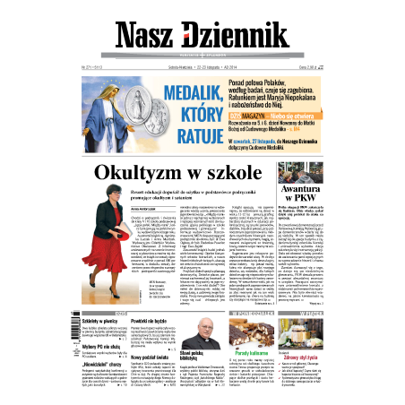 Nasz Dziennik z dnia 22.11.2014 wydanie PDF