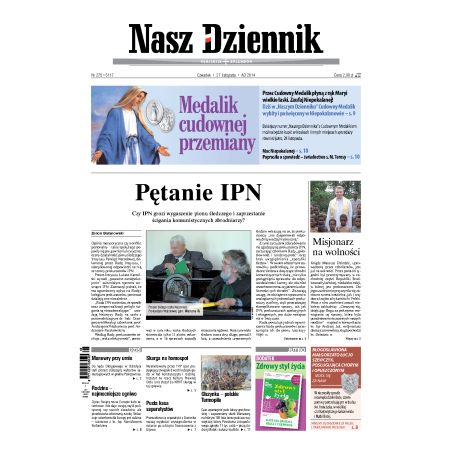 Nasz Dziennik z dnia 27.11.2014 wydanie PDF