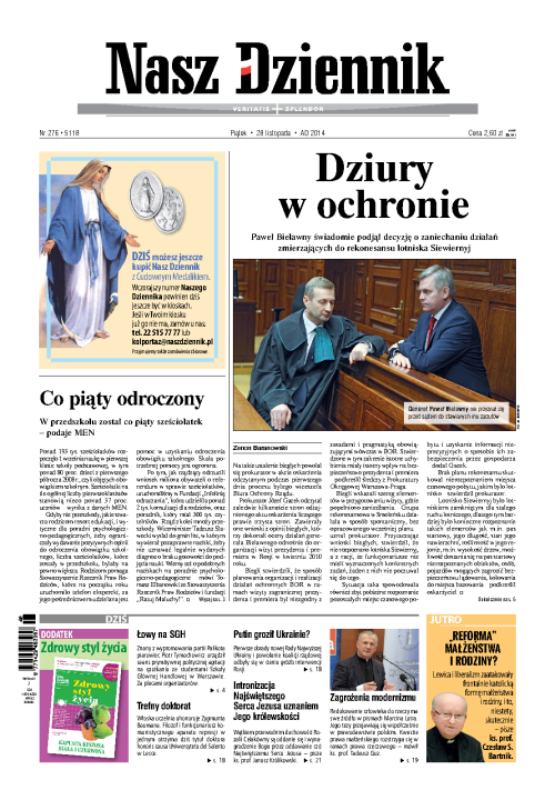 Nasz Dziennik z dnia 28.11.2014 wydanie PDF