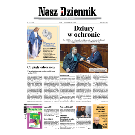 Nasz Dziennik z dnia 28.11.2014 wydanie PDF