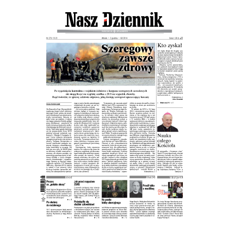Nasz Dziennik z dnia 02.12.2014 wydanie PDF