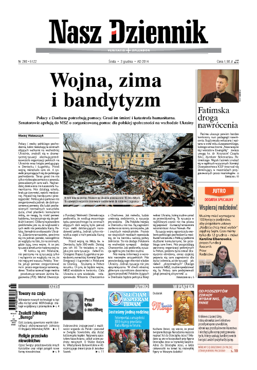 Nasz Dziennik z dnia 03.12.2014 wydanie PDF