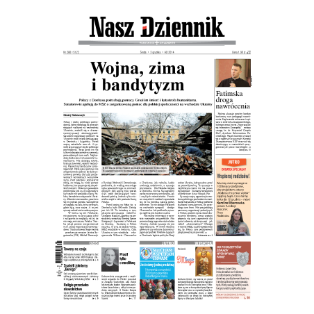 Nasz Dziennik z dnia 03.12.2014 wydanie PDF