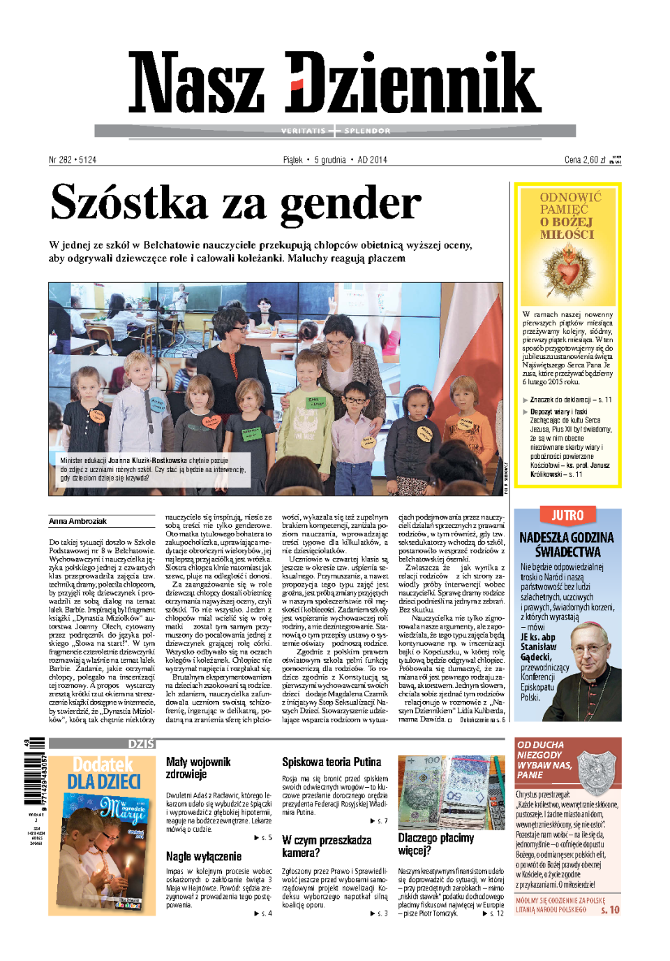 Nasz Dziennik z dnia 05.12.2014 wydanie PDF