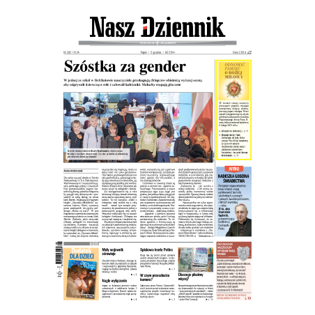 Nasz Dziennik z dnia 05.12.2014 wydanie PDF