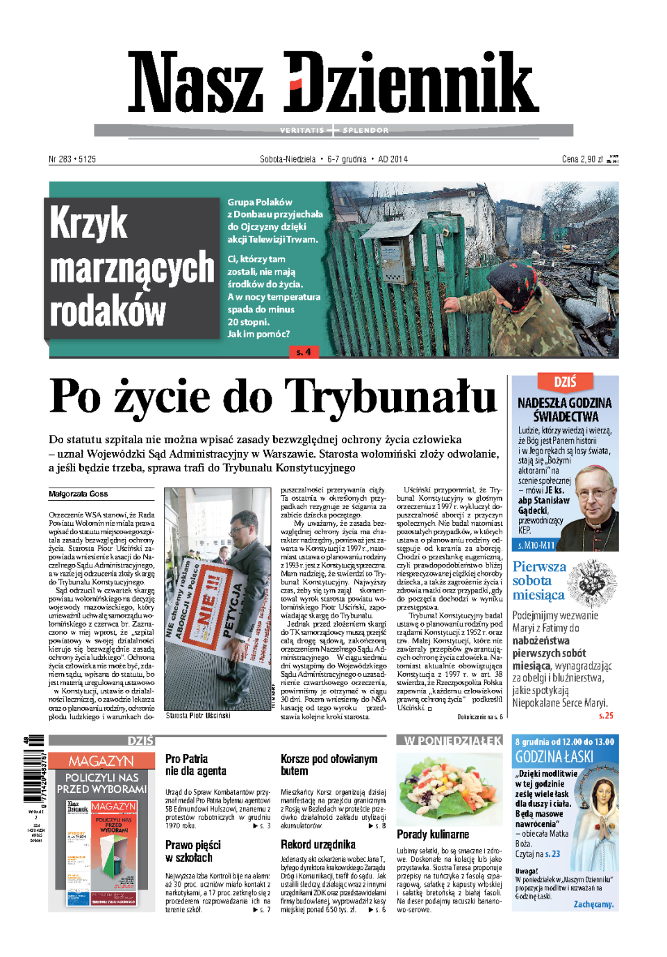 Nasz Dziennik z dnia 06.12.2014 wydanie PDF