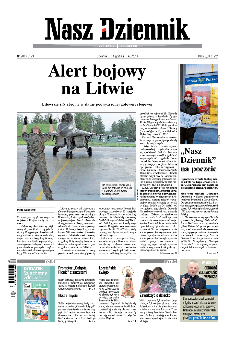 Nasz Dziennik z dnia 11.12.2014 wydanie PDF