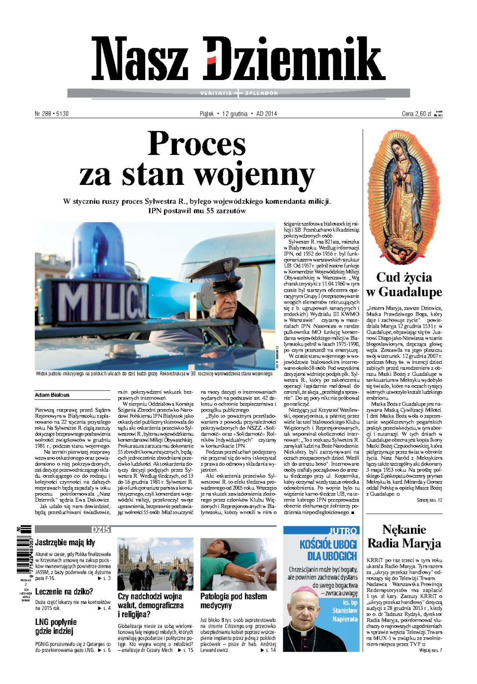 Nasz Dziennik z dnia 12.12.2014 wydanie PDF