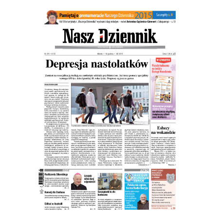Nasz Dziennik z dnia 16.12.2014 wydanie PDF
